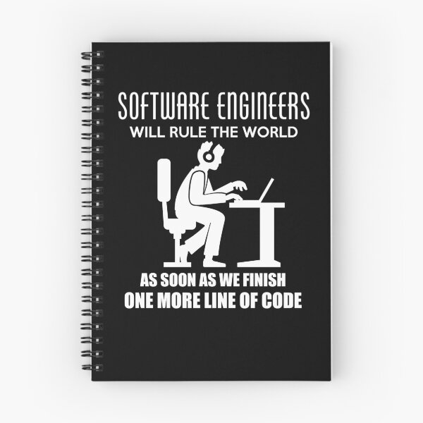 Item preview, Software Engineers will rule the world, As soon As we Finish One More Line Of Code designed and sold by ThatMerchStore.