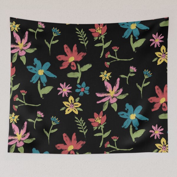 Item preview, DECORATIVE FLORAL PATTERN OIL ILLUSTRATION designed and sold by JOTCH.art.