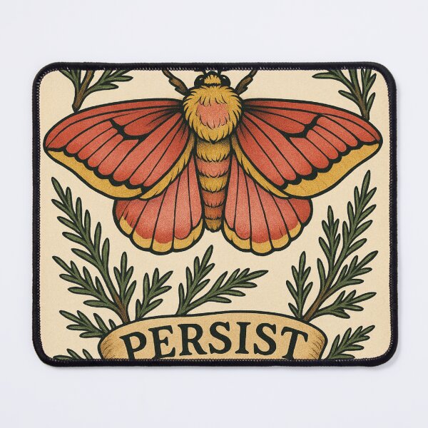 Item preview, Native Pollinator Moth Pollinators Retro Moth Vintage Garden Persist designed and sold by Wild Blood Designs.