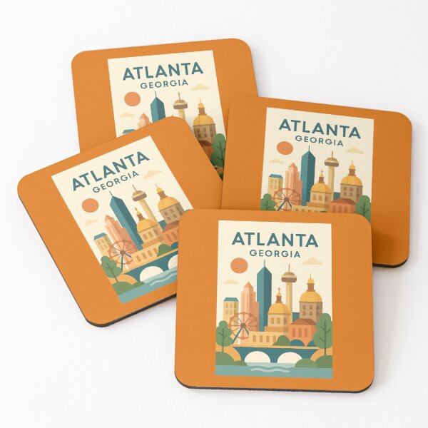 Item preview, Atlanta Georgia  designed and sold by Broken Antler Designs .