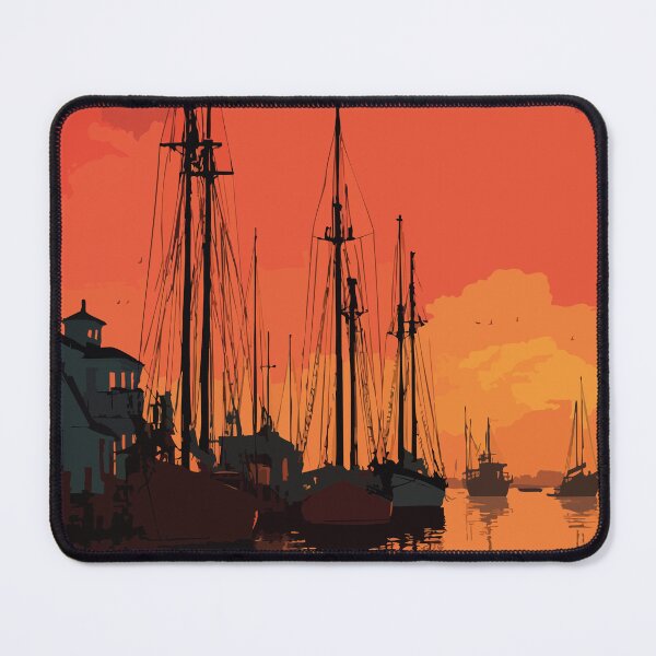 Item preview, Rock Hall Maryland Sailing | Tranquil Chesapeake Poster designed and sold by TuncGK.