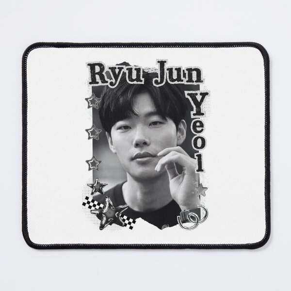 Item preview, Ryu Jun-yeol (류준열) Korean Actor Kdrama Group Black and White Collage Digital Art Portrait designed and sold by AJUNICE STUDIO.