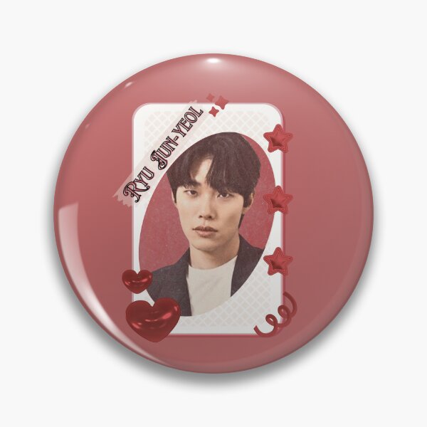 Item preview, Ryu Jun-yeol (류준열) Korean Actor Kdrama Group Card Red Aesthetic Collage Design designed and sold by AJUNICE STUDIO.