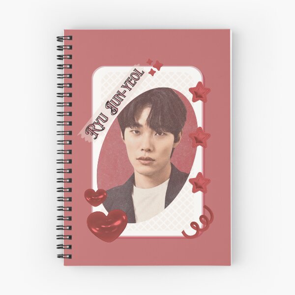 Item preview, Ryu Jun-yeol (류준열)  Korean Actor Kdrama Group Card Red Aesthetic Collage Design designed and sold by AJUNICE STUDIO.