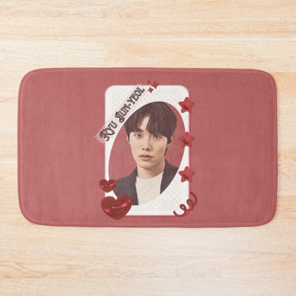 Item preview, Ryu Jun-yeol (류준열)  Korean Actor Kdrama Group Card Red Aesthetic Collage Design designed and sold by AJUNICE STUDIO.