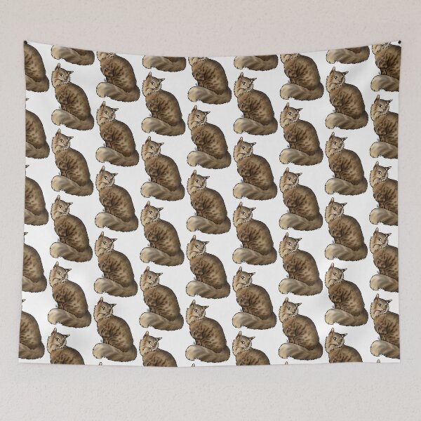 Item preview, Cat - Bengal Cat - Brown Spotted Longhair designed and sold by Jennifer Stolzer.