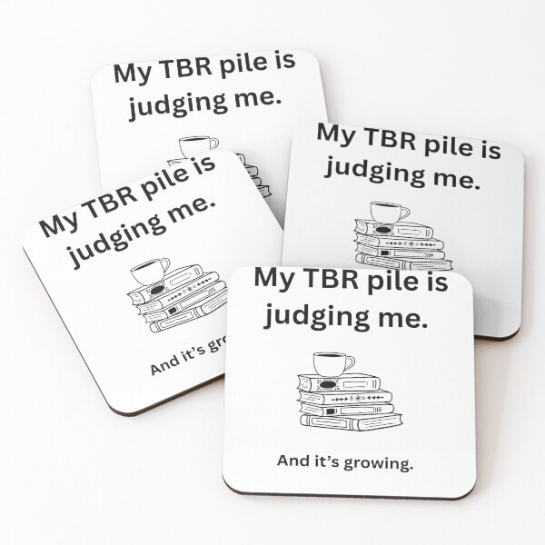 Item preview, My TBR Pile Is Judging Me designed and sold by Heroic-Hoard.