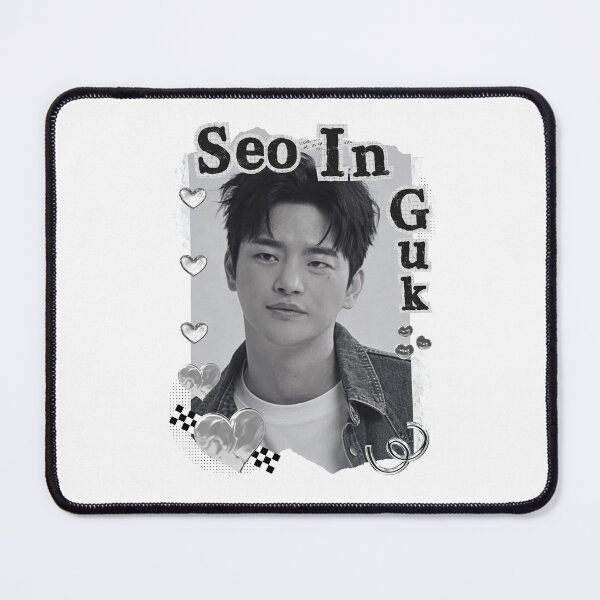 Item preview, Seo In-guk (서인국) Korean Actor Kdrama Group Black and White Collage Digital Art Portrait designed and sold by AJUNICE STUDIO.