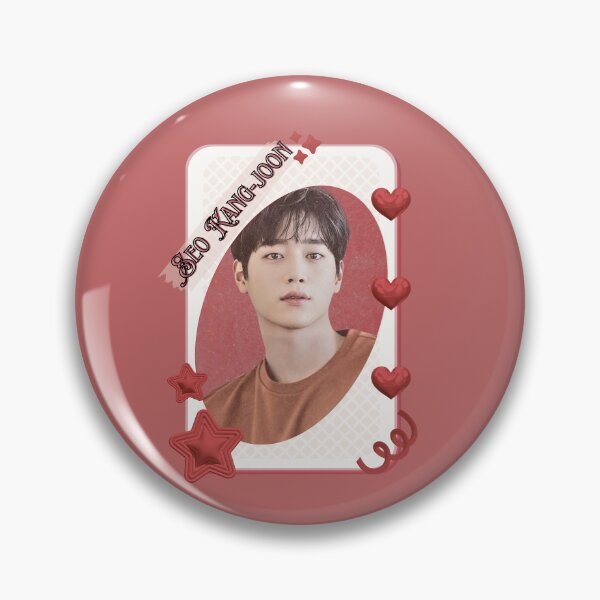 Item preview, Seo Kang-joon (서강준) Korean Actor Kdrama Group Card Red Aesthetic Collage Design designed and sold by AJUNICE STUDIO.