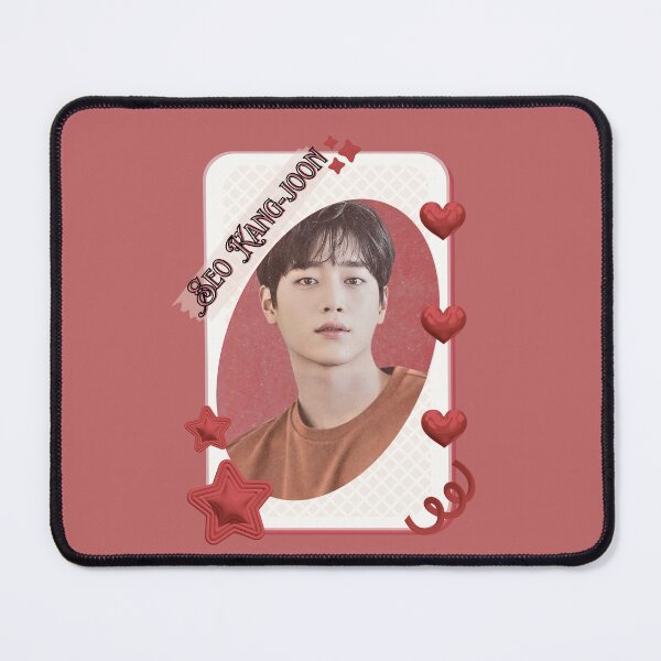 Item preview, Seo Kang-joon (서강준) Korean Actor Kdrama Group Card Red Aesthetic Collage Design designed and sold by AJUNICE STUDIO.