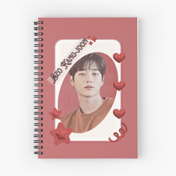 Item preview, Seo Kang-joon (서강준) Korean Actor Kdrama Group Card Red Aesthetic Collage Design designed and sold by AJUNICE STUDIO.