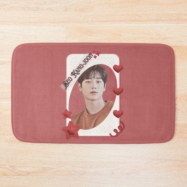 Item preview, Seo Kang-joon (서강준) Korean Actor Kdrama Group Card Red Aesthetic Collage Design designed and sold by AJUNICE STUDIO.