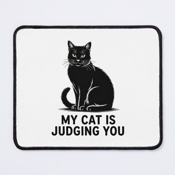 Item preview, My Cat is Judging You - Funny Cat Lover Sarcasm designed and sold by ShirtHatch.