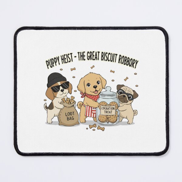 Item preview, Puppy Heist – Cute Funny Dog Treat Robbery designed and sold by The Real Life Symphony.