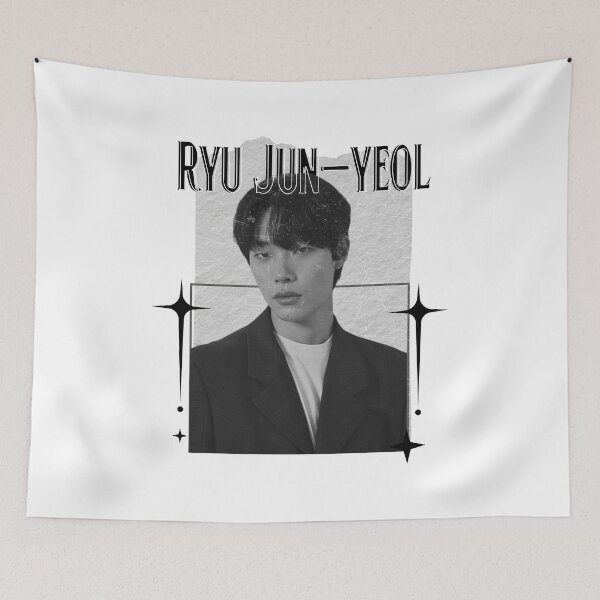 Item preview, Ryu Jun-yeol (류준열) Korean Actor Korean Scrapbook Collage Cozy Y2K Vintage Design designed and sold by HELL0WBELLO.