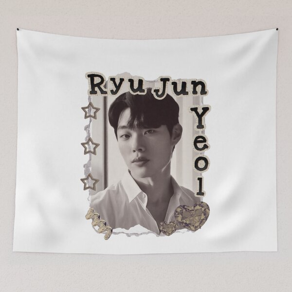 Item preview, Ryu Jun-yeol (류준열) Korean Actor Kdrama Actor Korean Group Scrapbook Collage Cozy Y2K Vintage Design designed and sold by HELL0WBELLO.