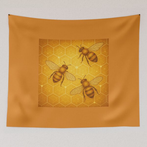 Item preview, Golden Architects – The Honeycomb Engineers designed and sold by GeoWild Designs.