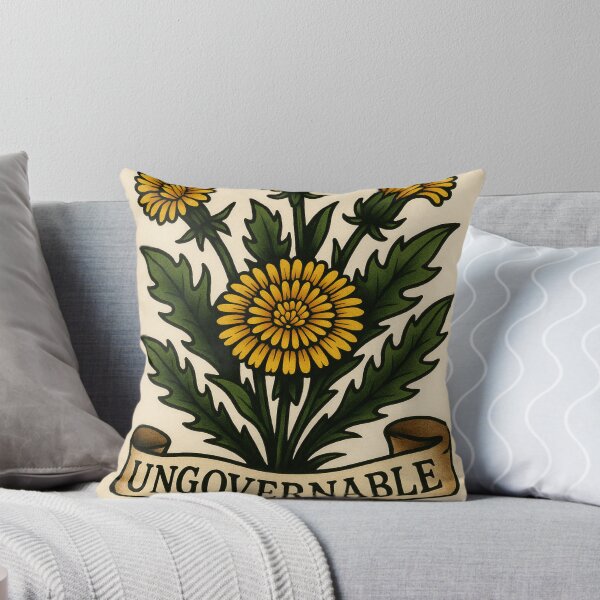 Item preview, Dandelion Punk Plants Gardener Herbalist Gift Native Bees Retro Pollinator Vintage Garden designed and sold by Wild Blood Designs.