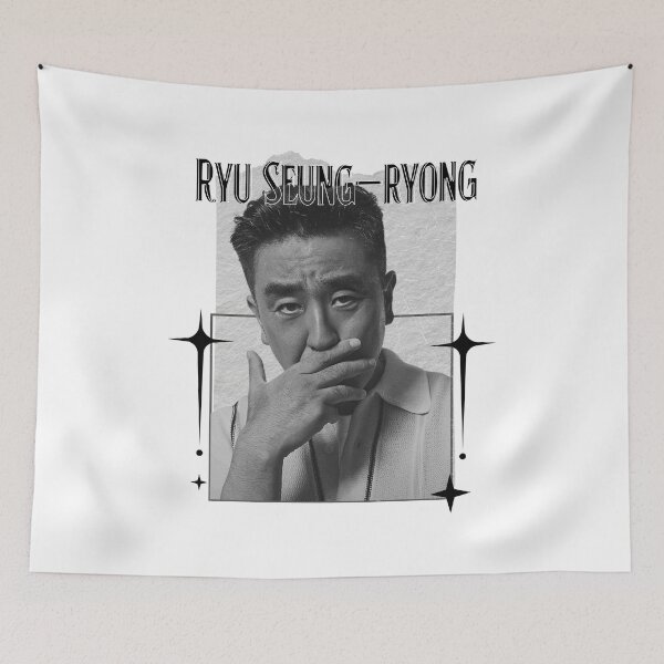 Item preview, Ryu Seung-ryong (류승룡) ) Korean Actor Korean Scrapbook Collage Cozy Y2K Vintage Design designed and sold by HELL0WBELLO.