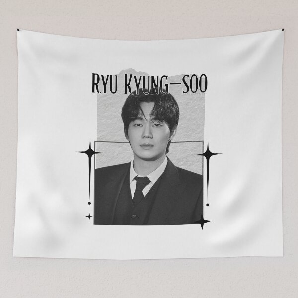 Item preview, Ryu Kyung-soo (류경수) Korean Actor Korean Scrapbook Collage Cozy Y2K Vintage Design designed and sold by HELL0WBELLO.