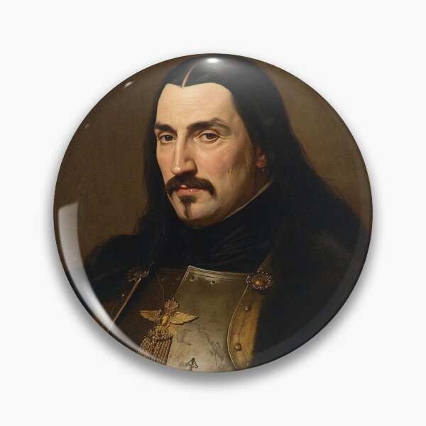 Item preview, Wallachian Prince Vintage antique portrait  designed and sold by Vintage Designs +.