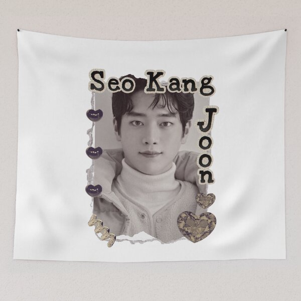 Item preview, Seo Kang-joon (서강준) Korean Actor Kdrama Actor Korean Group Scrapbook Collage Cozy Y2K Vintage Design designed and sold by HELL0WBELLO.