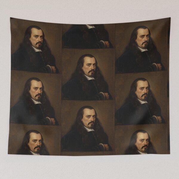 Item preview, Wallachian Romanian Lord Vintage antique portrait  designed and sold by Vintage Designs +.