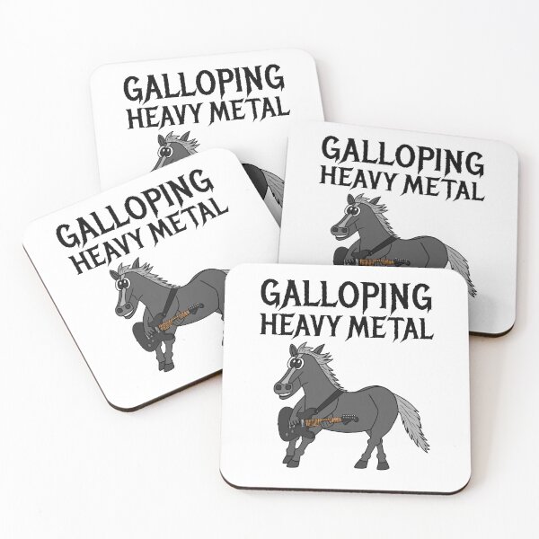 Item preview, Galloping Heavy Metal, Horse Electric Guitar Guitarist Funny designed and sold by doodlerob.
