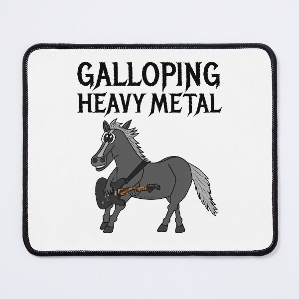 Item preview, Galloping Heavy Metal, Horse Electric Guitar Guitarist Funny designed and sold by doodlerob.