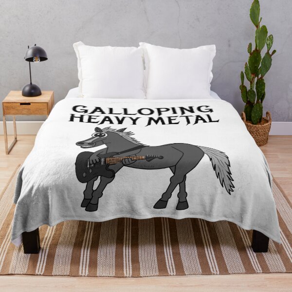 Item preview, Galloping Heavy Metal, Horse Electric Guitar Guitarist Funny designed and sold by doodlerob.