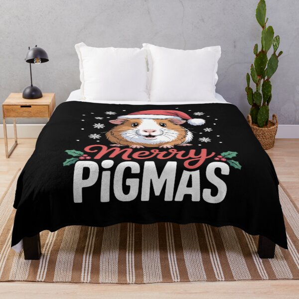 Item preview, Merry Pigmas Face Mask Funny Guinea Pig Christmas Santa Xmas designed and sold by Gogetgiggles.