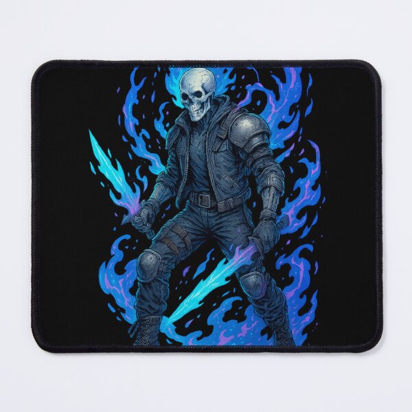 Item preview, Neon Undead Warrior – Astral Flames designed and sold by EchoDimension.