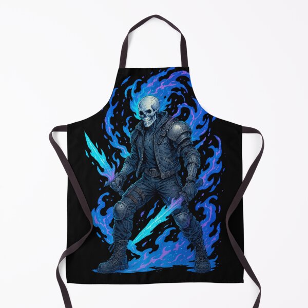 Item preview, Neon Undead Warrior – Astral Flames designed and sold by EchoDimension.