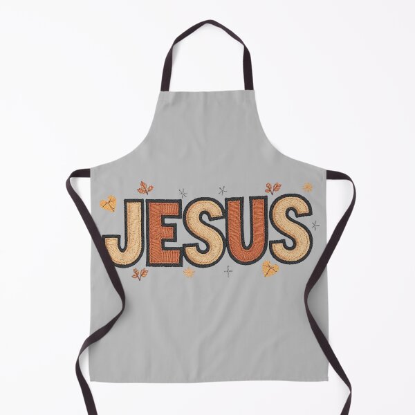 Item preview, JESUS Faux Embroidered Patch Design, Faith Inspirational Christian Digital Art, Hand-Drawn Stitched Letters, Religious PNG Clipart designed and sold by Hope & Light Designs.