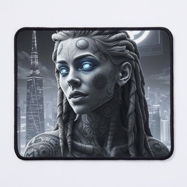 Item preview, Bitcoin AI Goddess – Digital Currency Ascension Artwork designed and sold by Benito Del Ray.