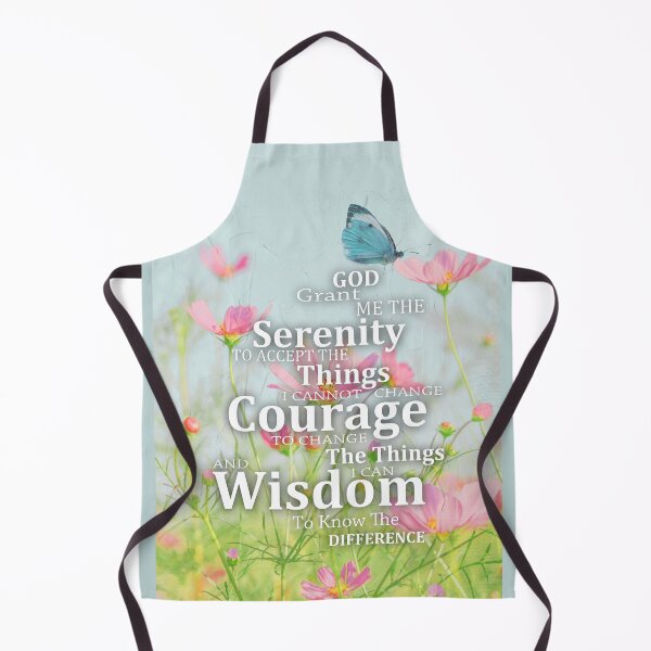 Item preview, Serenity Prayer Floral Butterfly Art designed and sold by Sharon Cummings Art.