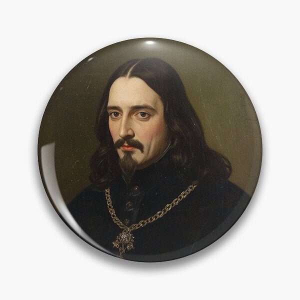 Item preview,  Wallachian Romanian Lord Vintage antique portrait  designed and sold by Vintage Designs +.