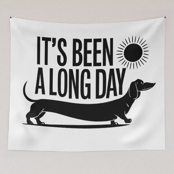 Item preview, Funny Dachshund Dog - It's Been a Long Day designed and sold by ShirtHatch.