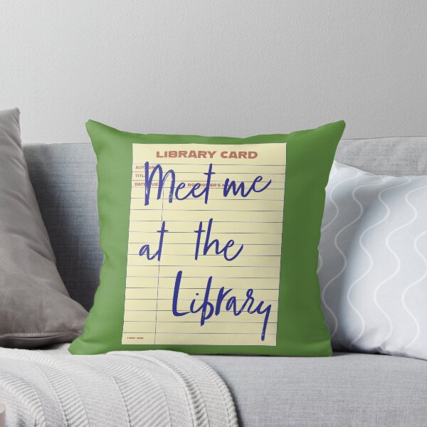 Item preview, Retro library card with quote designed and sold by redcatdecor.