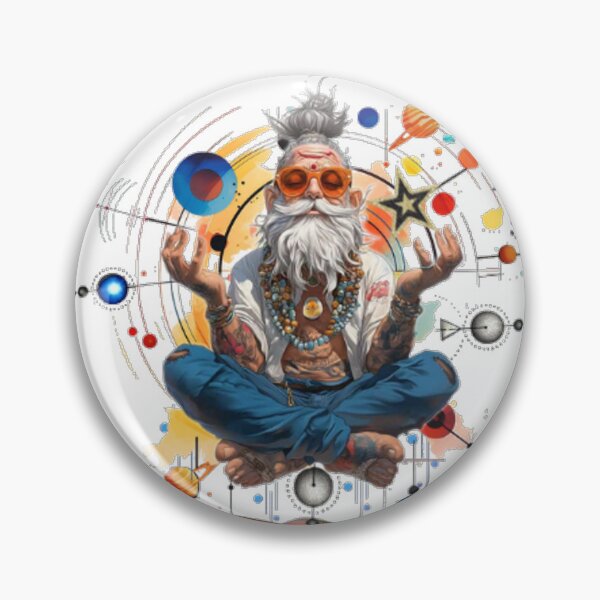 Item preview, Yoga Old Man, Doing Meditation designed and sold by Rosa1977.