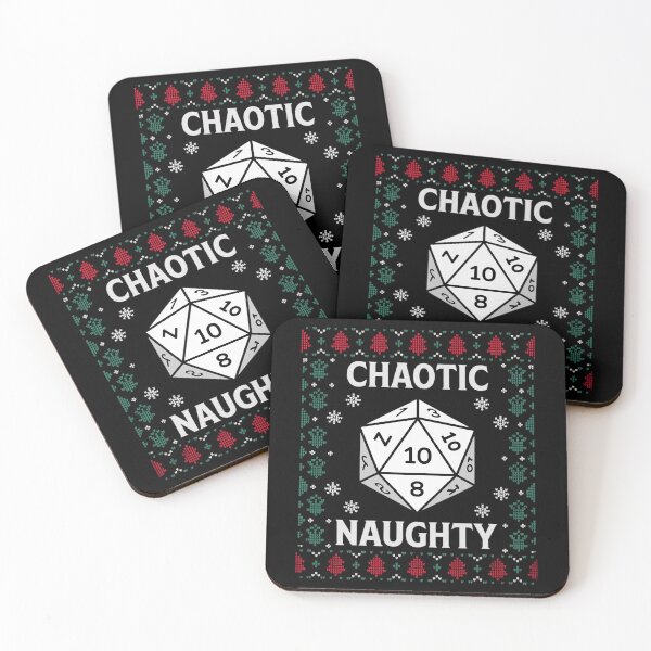 Item preview, Santa Chaotic Naughty Christmas D20 Ugly Tabletop  designed and sold by BeetleMalon.