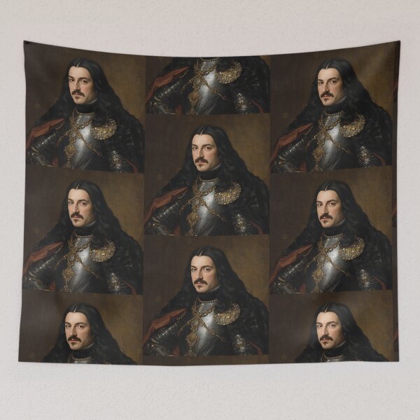 Item preview, Wallachian Prince Vintage antique portrait  designed and sold by Vintage Designs +.