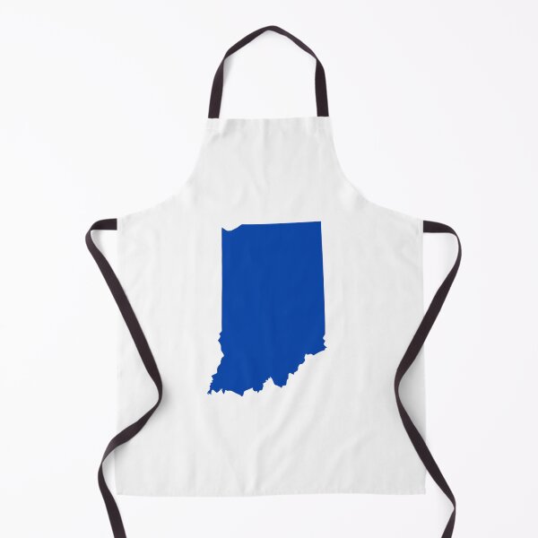 Item preview, Indiana Map Silhouette – Minimal Black and White designed and sold by Paper Drip.