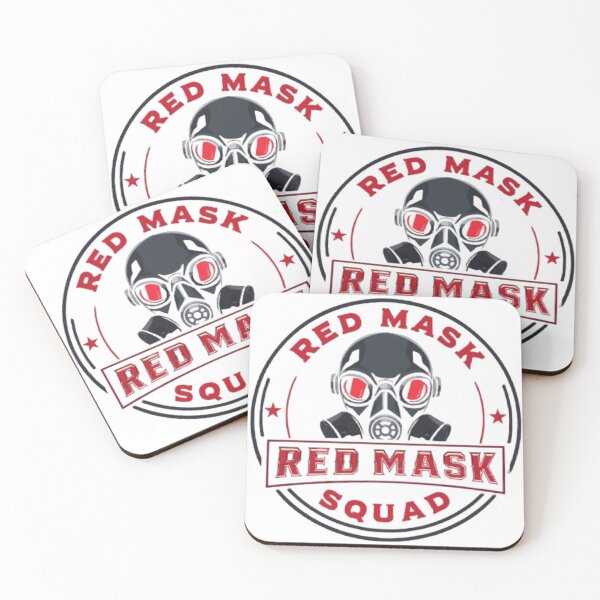 Item preview, Red Mask Squad – Elite Gaming Team Logo Design designed and sold by Artaprintly.
