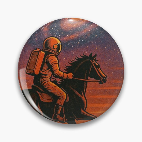 Item preview, Spaceman riding into sunset designed and sold by deepdrinks.