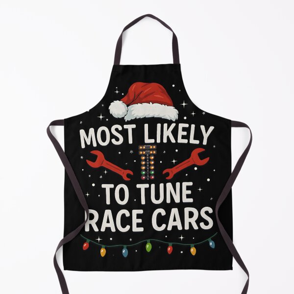 Item preview, Most Likely To Tune Race Cars Funny Mechanic & Drag Racing Christmas designed and sold by CarantinedChaos.