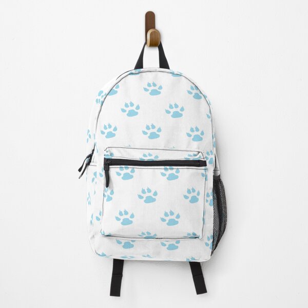Item preview, Dog Paw Print in Blue on White Background designed and sold by RER Creative.