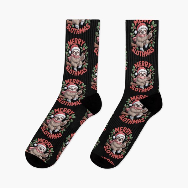 Item preview, Merry Slothmas Cute Sloth Christmas designed and sold by Gogetgiggles.