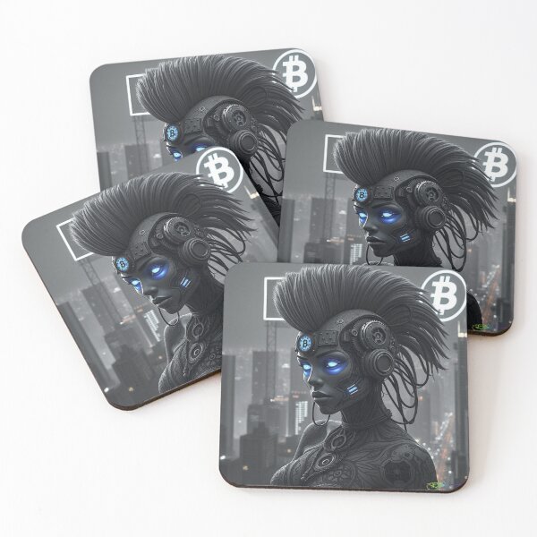 Item preview, Bitcoin Tribal Guardian – Crypto Power Awakening Artwork designed and sold by Benito Del Ray.