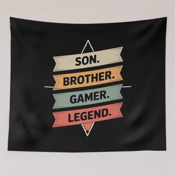 Item preview, Son Brother Video Gamer Legend Gaming Men Boys Kids Teens  designed and sold by BeetleMalon.